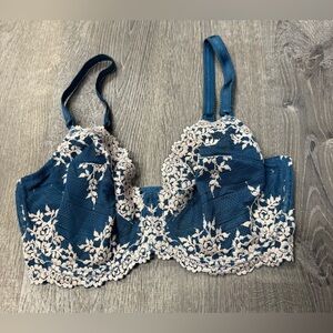 Wacoal 38DD Women’s Lace Bra Underwire BLUE